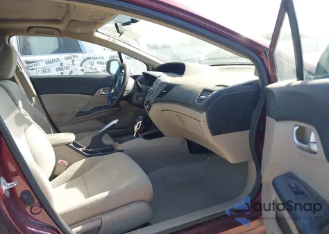 2012 Honda Civic Ex z USA, uszkodzony, nr VIN 2HGFB2F86CH544646